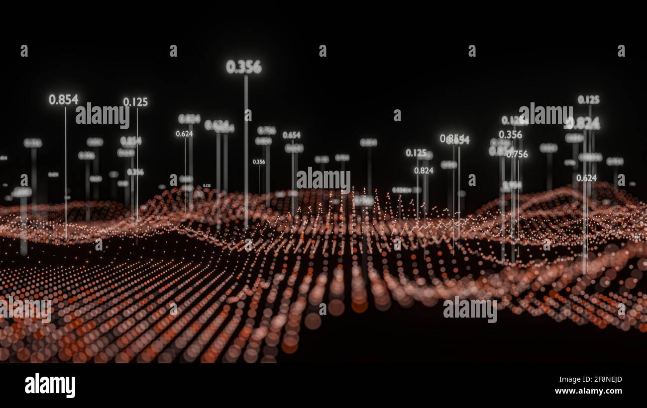 Big Data Visualization. Abstract structure Stock Photo - Alamy