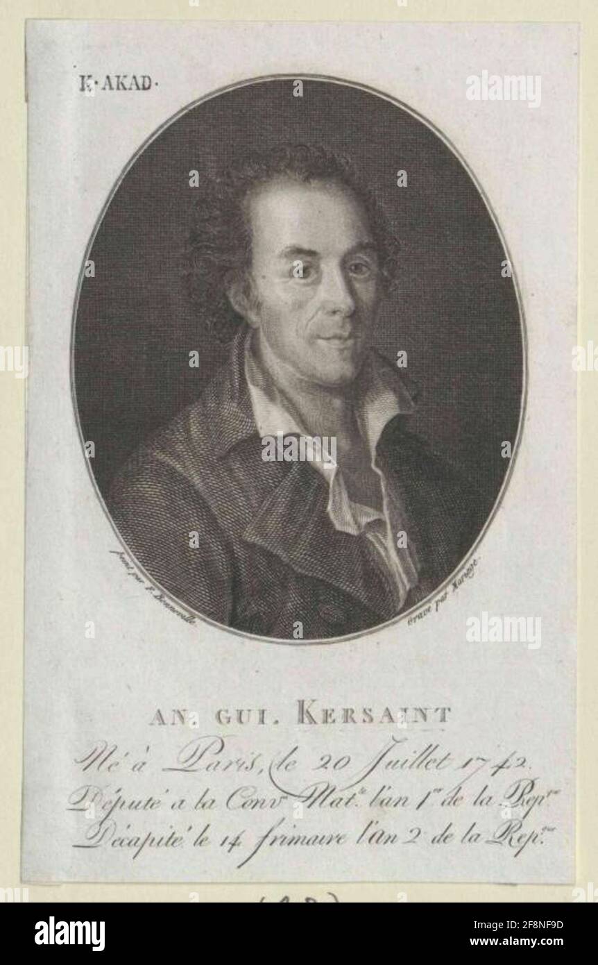 Kersaint de Coetenempre, Armand GuiPierre Comte Stock Photo Alamy