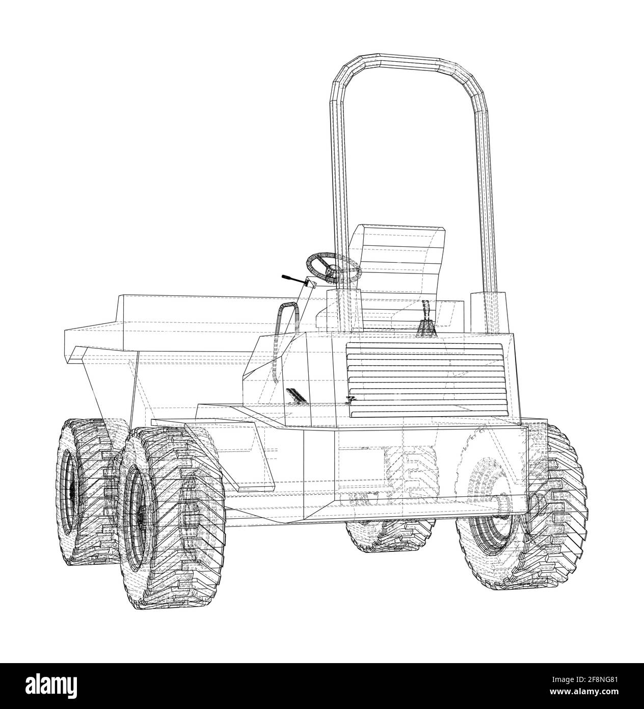 Dumper Truck. Vector Stock Vector Image & Art - Alamy