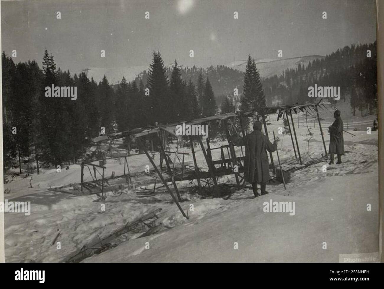 Southern Campo Cavallo. Italian guns with ammunition Stock Photo - Alamy