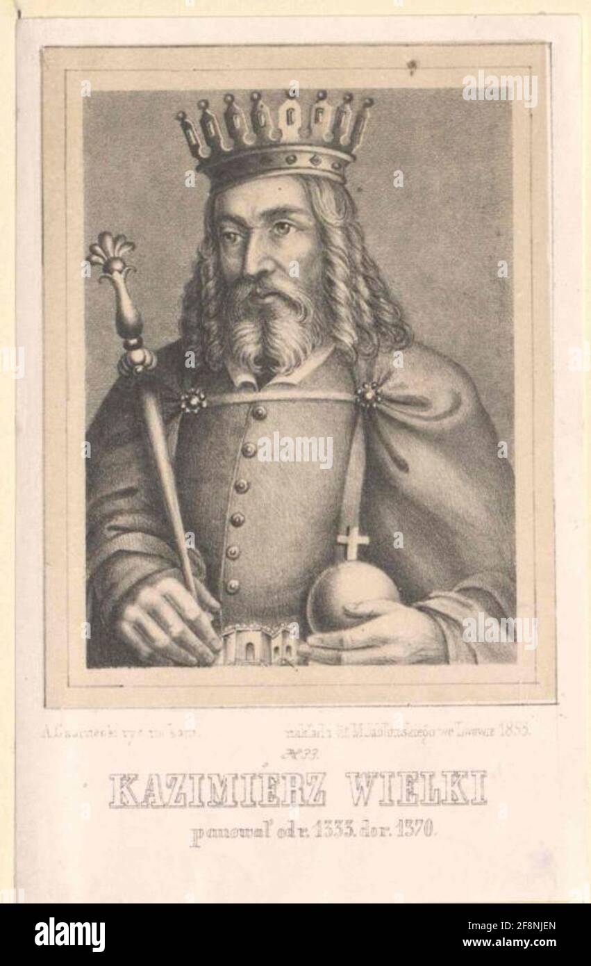 Kasimir III., The Great King of Poland Stock Photo Alamy