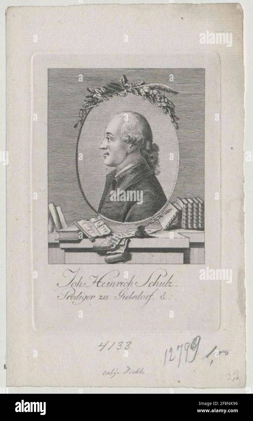 Schulz, Johann Heinrich. Stock Photo