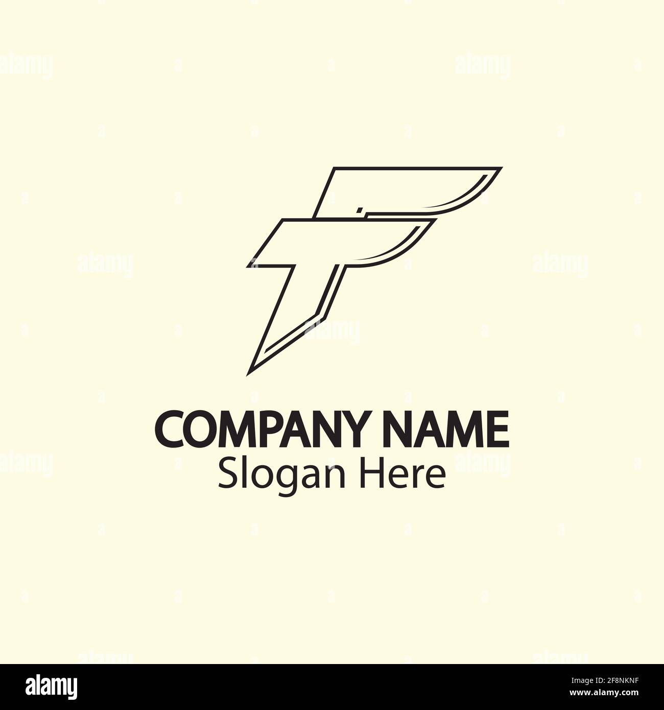 F Letter vector icon illustration design Stock Vector