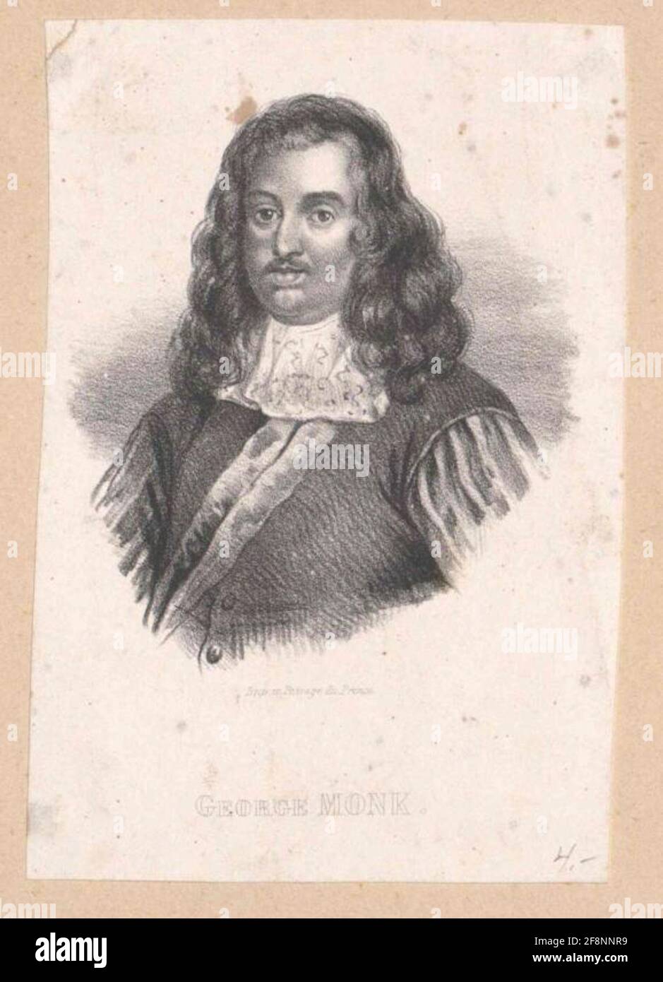Monck, George, 1. Duke of Albemarle . Stock Photo