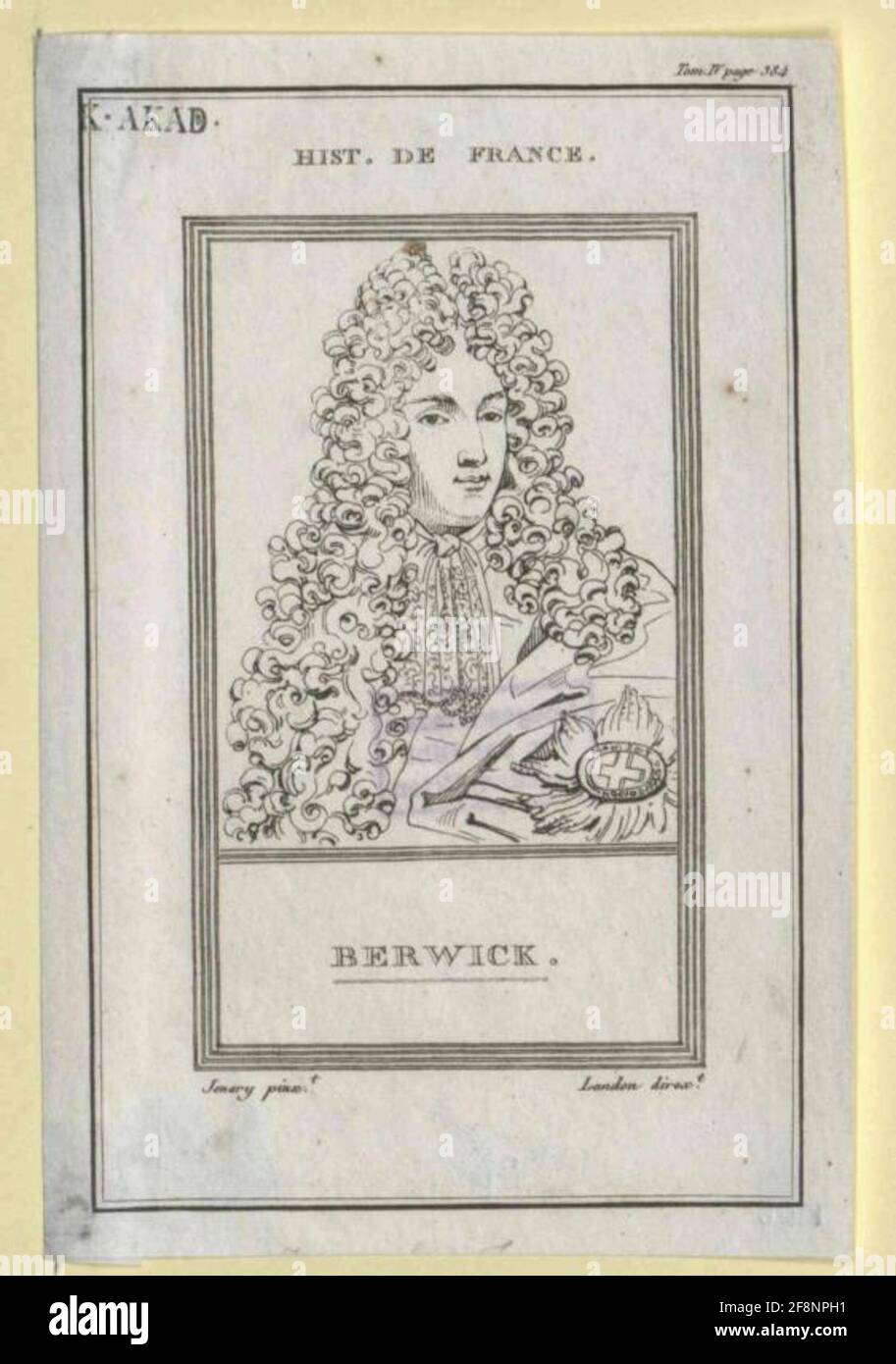 Fitzjames, James Duke of Berwick Stock Photo Alamy