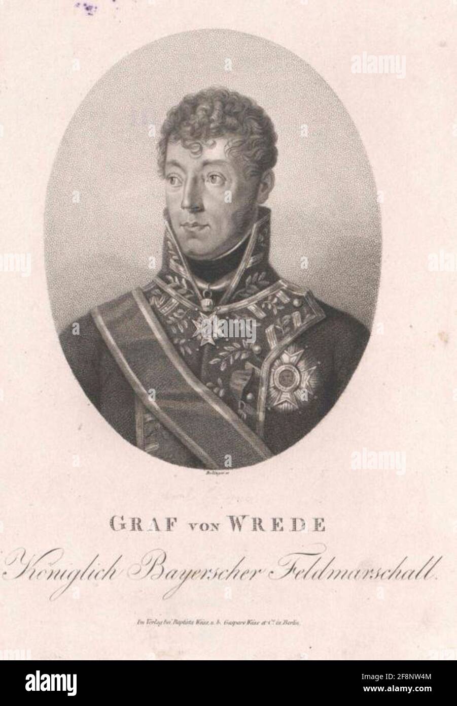 Wrede, Karl Prince Stecher: Bollinger, Friedrich Wilhelmverlag: Weiss, Baptista, u. Gaspare Weiss & Co.verlaysort: Berlin Stock Photo