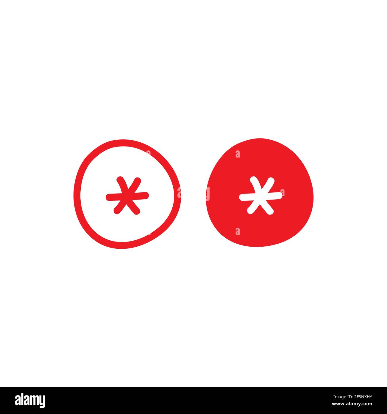 Red Asterisk Red Asterisk