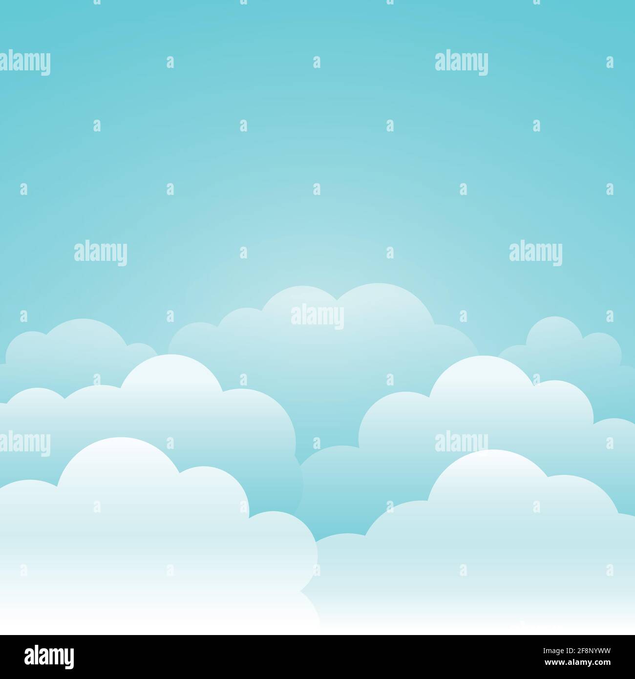 Clouds background. Vector illustration. EPS 10. Billboard. Bright sky