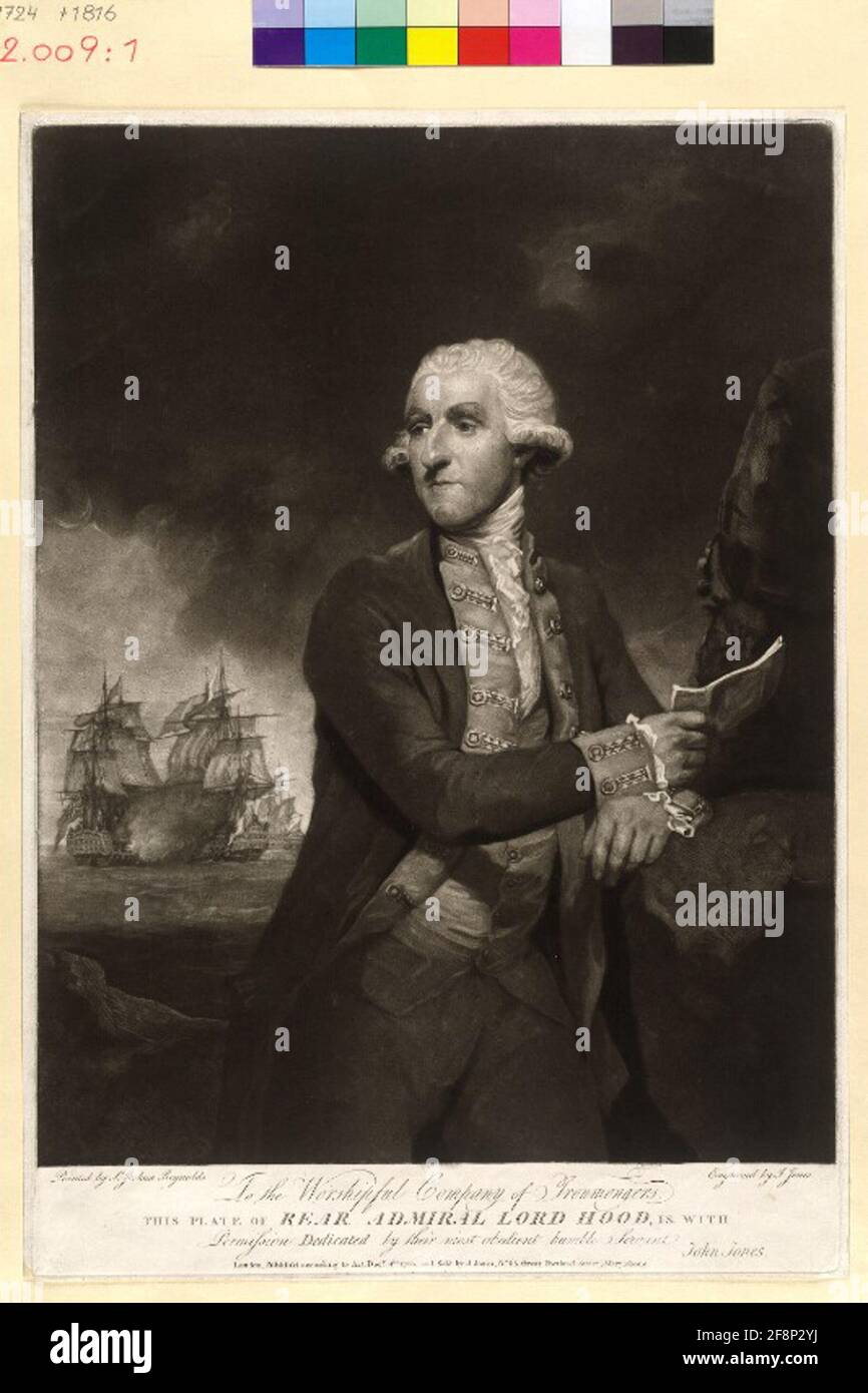 Hood, Samuel Viscount Stock Photo Alamy
