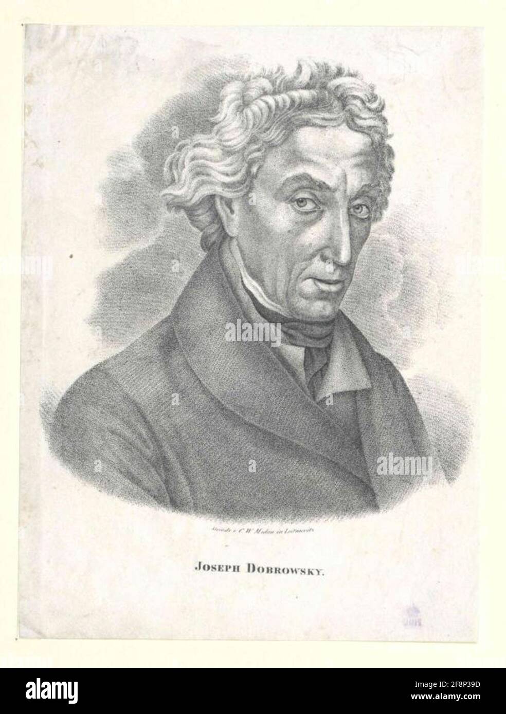 Dobrovsky, Josef. Stock Photo