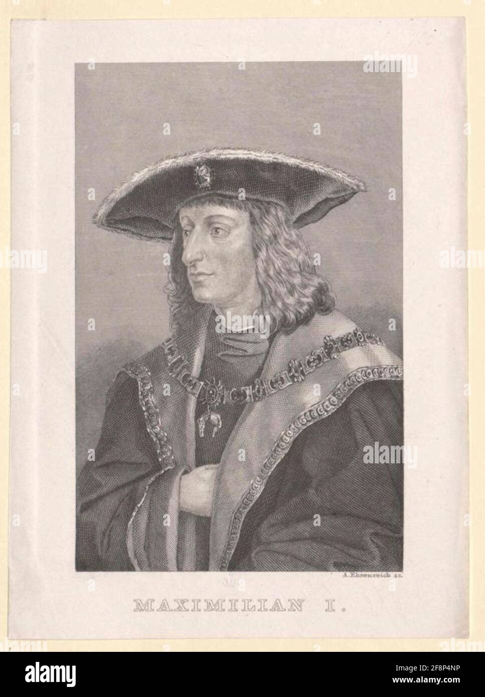Maximilian I., Roman-German Emperor. Stock Photo