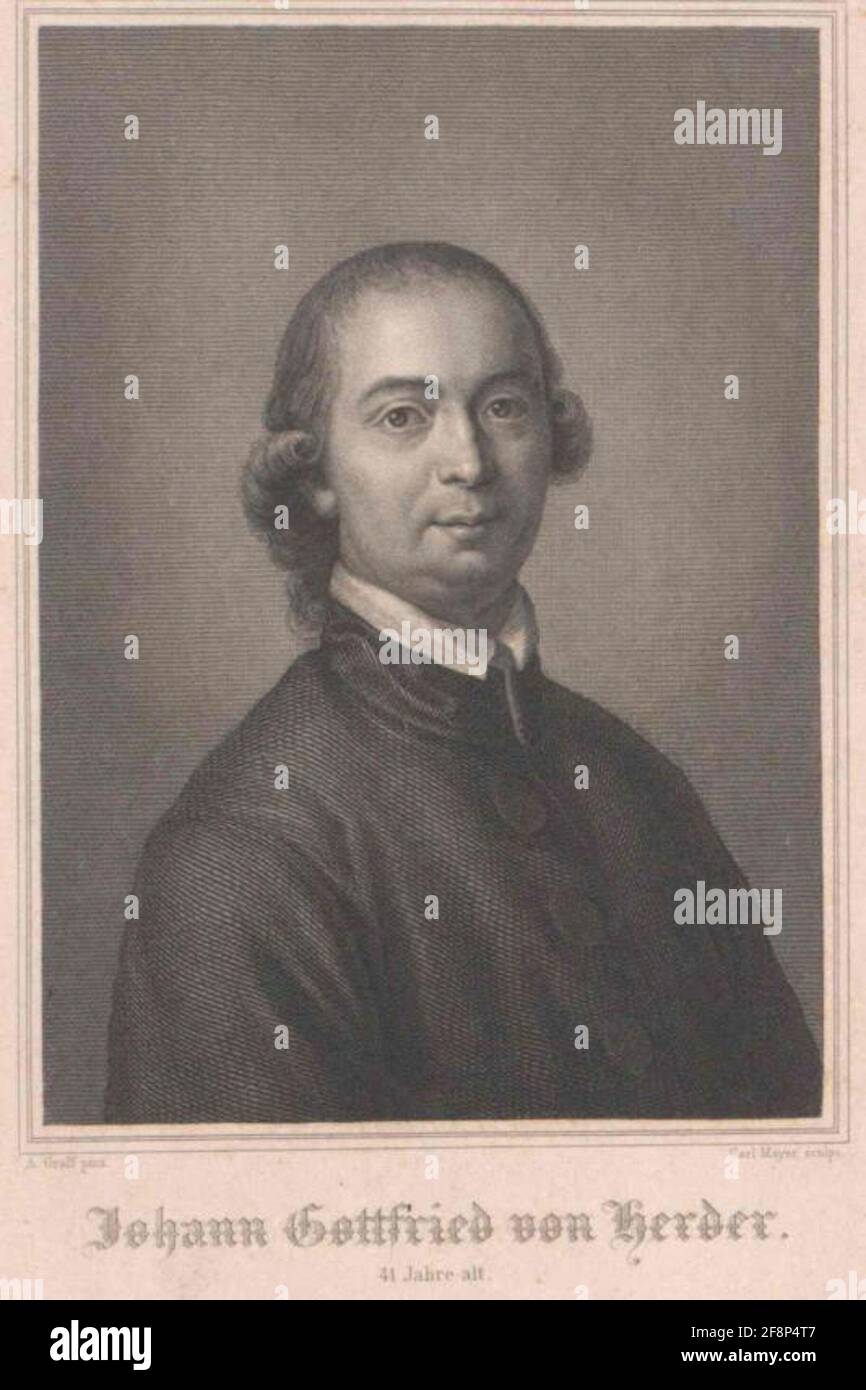 Herder, Johann Gottfried Stock Photo Alamy