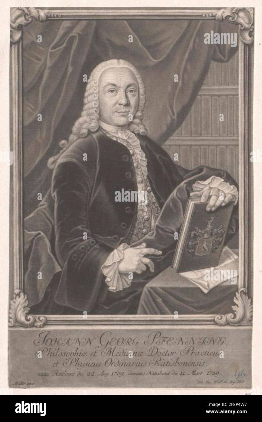 Pfenning, Johann Georg. Stock Photo