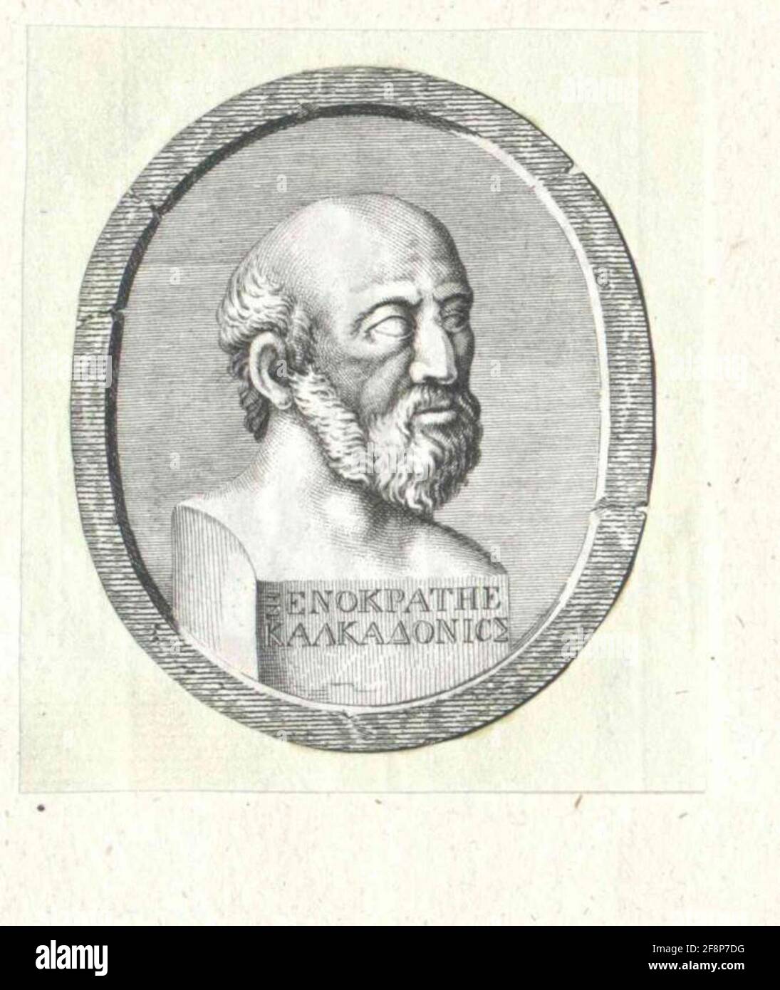 Xenocrates of Chalkedon Stock Photo Alamy