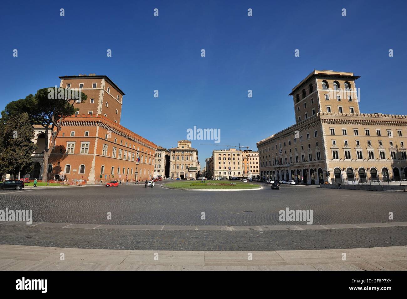 piazza venezia, rome, italy Stock Photo