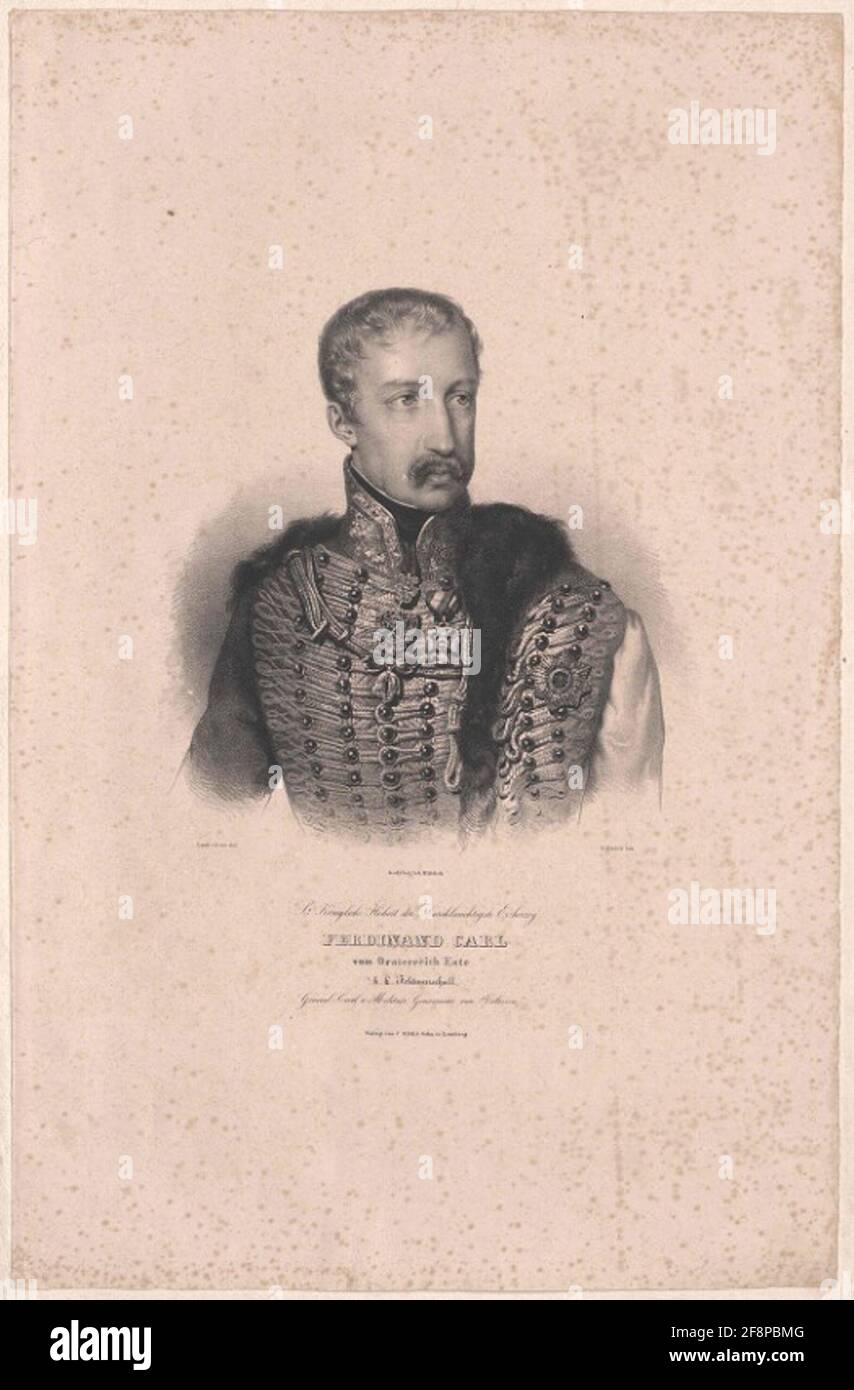 Ferdinand, Archduke of Austria-Modena Stock Photo - Alamy