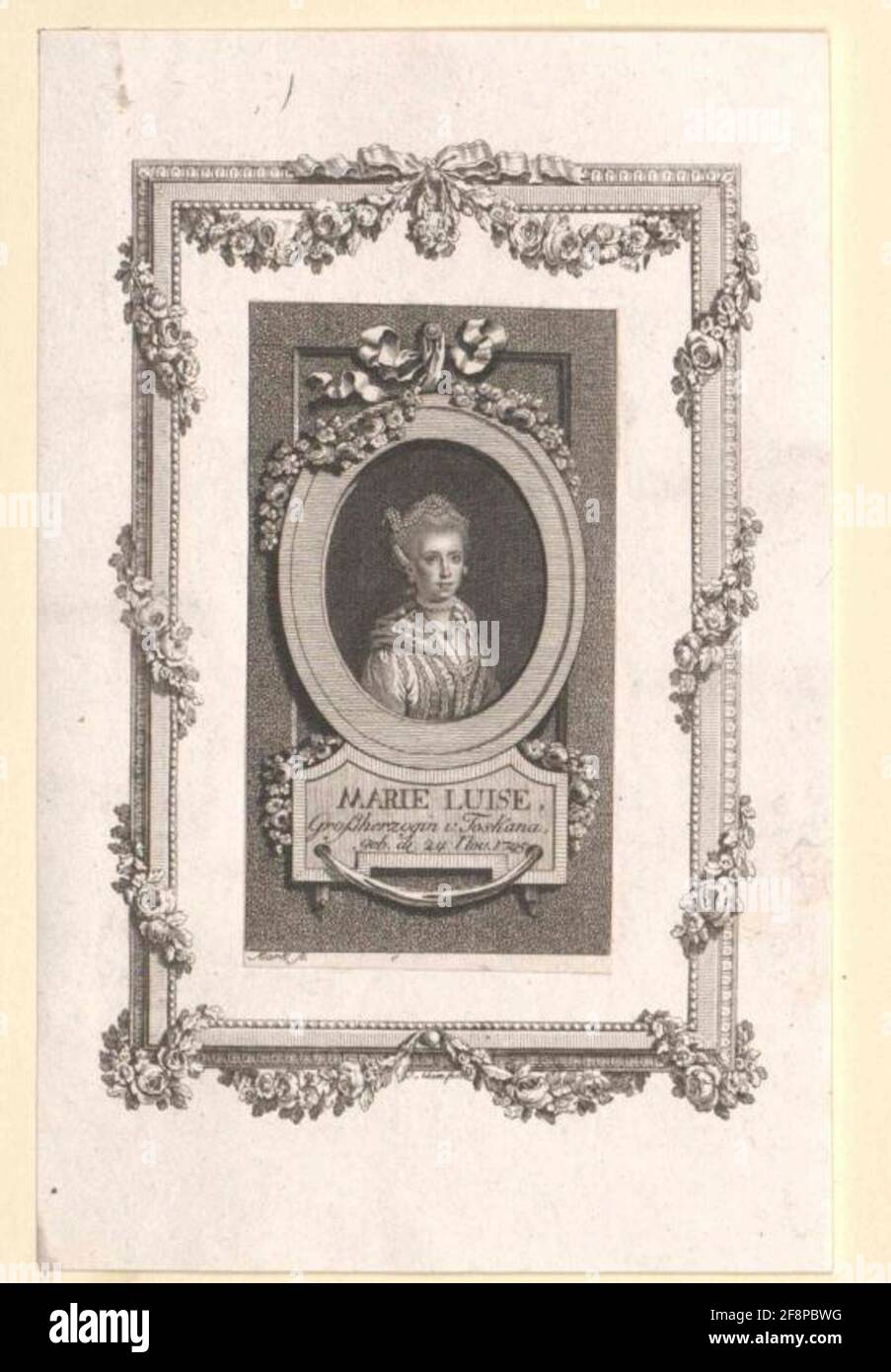 Maria Ludovika, Infantin of Spain Eraser Mark, Quirinradier Adam