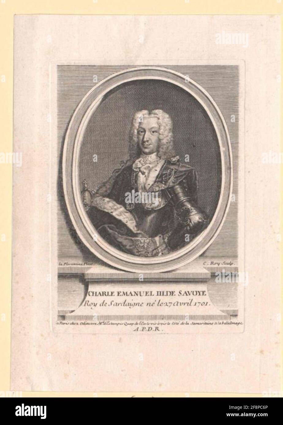 Karl Emanuel I, King of Sardinia Stock Photo Alamy