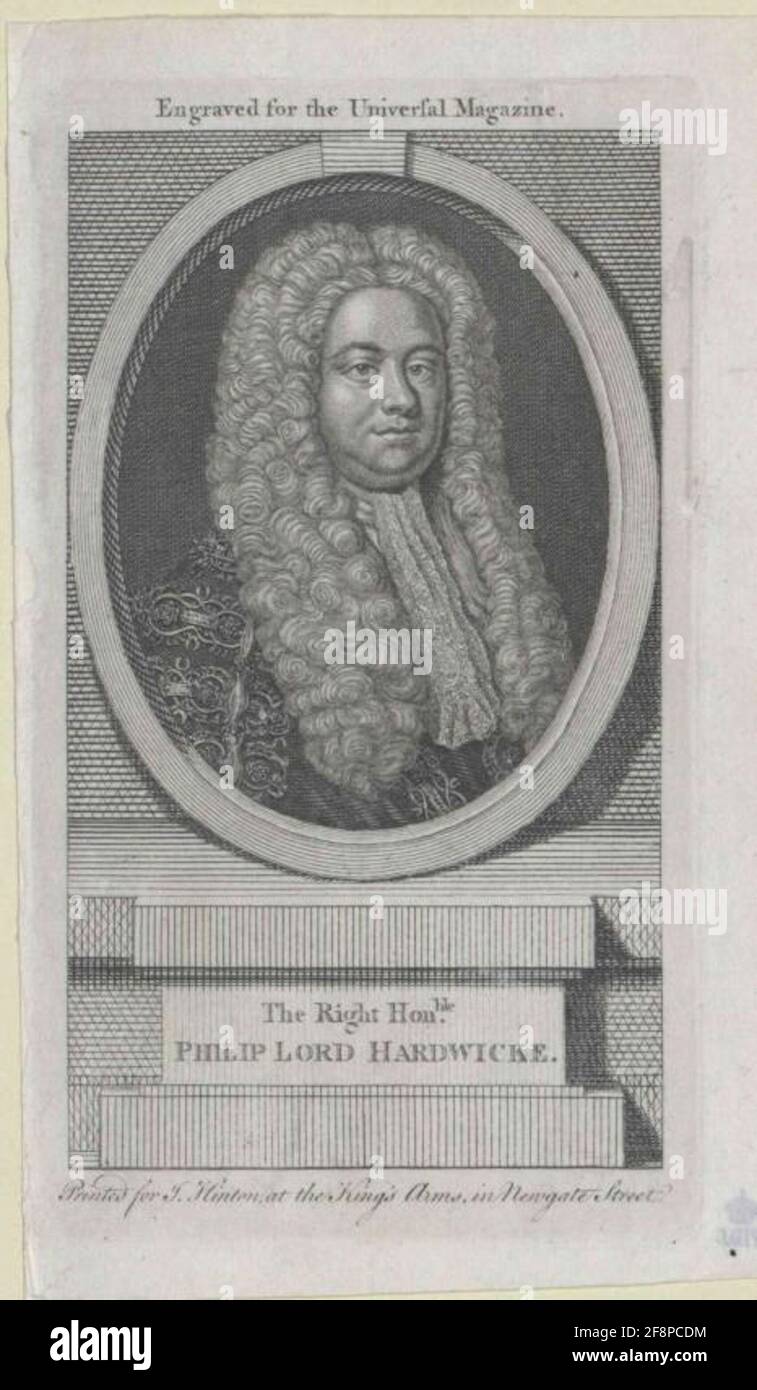 Yorke, 1. Earl of Hardwicke, Philip Stock Photo Alamy