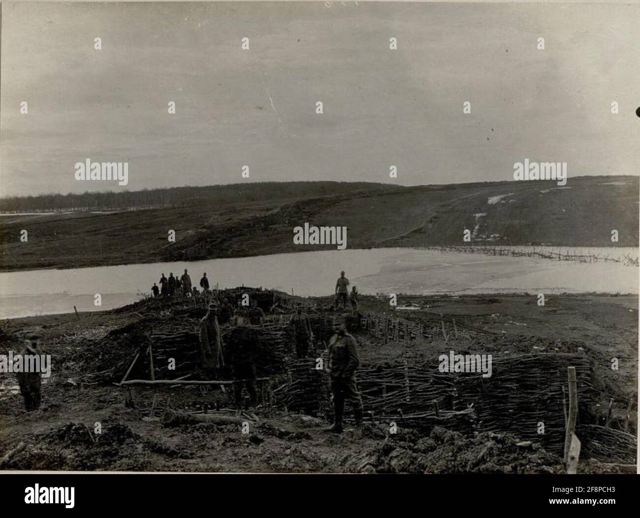 Fighting line. Recorded 24. III. 1916 at inf.rgt.nro.5 Stock Photo Alamy