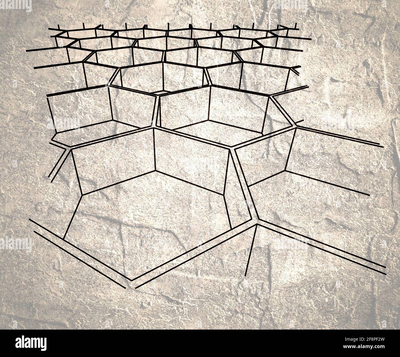 How To Draw A 3d Hexagon