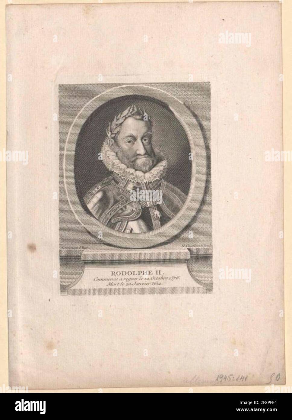 Rudolf II, RomanGerman Kaiser Stock Photo Alamy