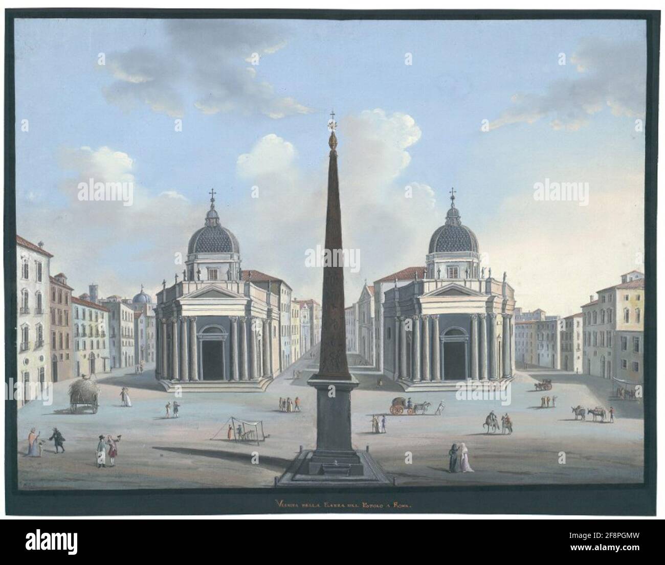 Italy piazza del Cut Out Stock Images Pictures Alamy