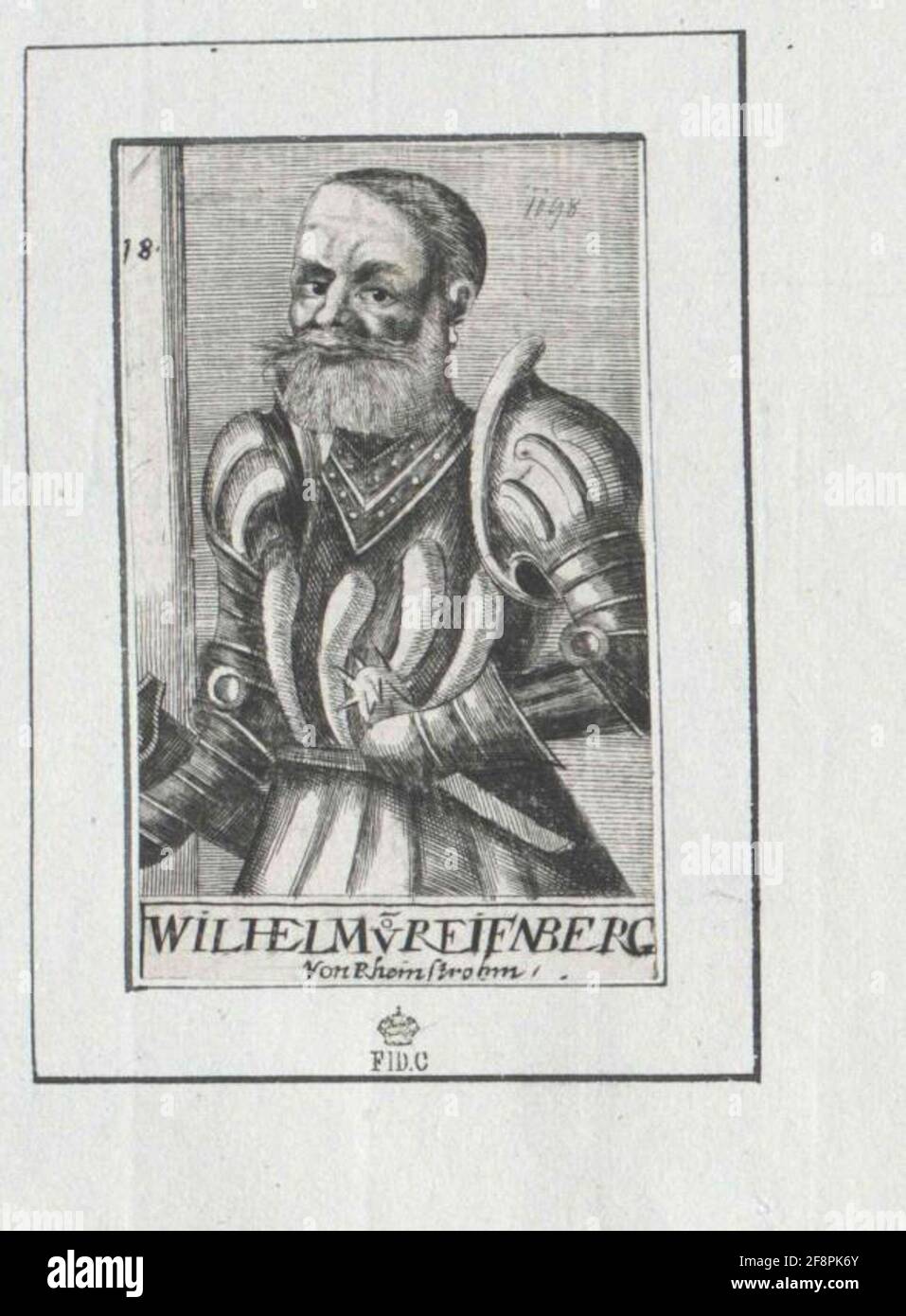 Reifenberg, Wilhelm of. Stock Photo