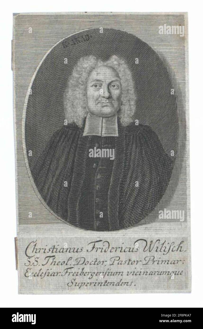 Wilisch, Christian Friedrich Publisher: Gleditsch, Johann Gottliebeiter: Bernigeroth, Martinverlagsort: Leipzig Stock Photo