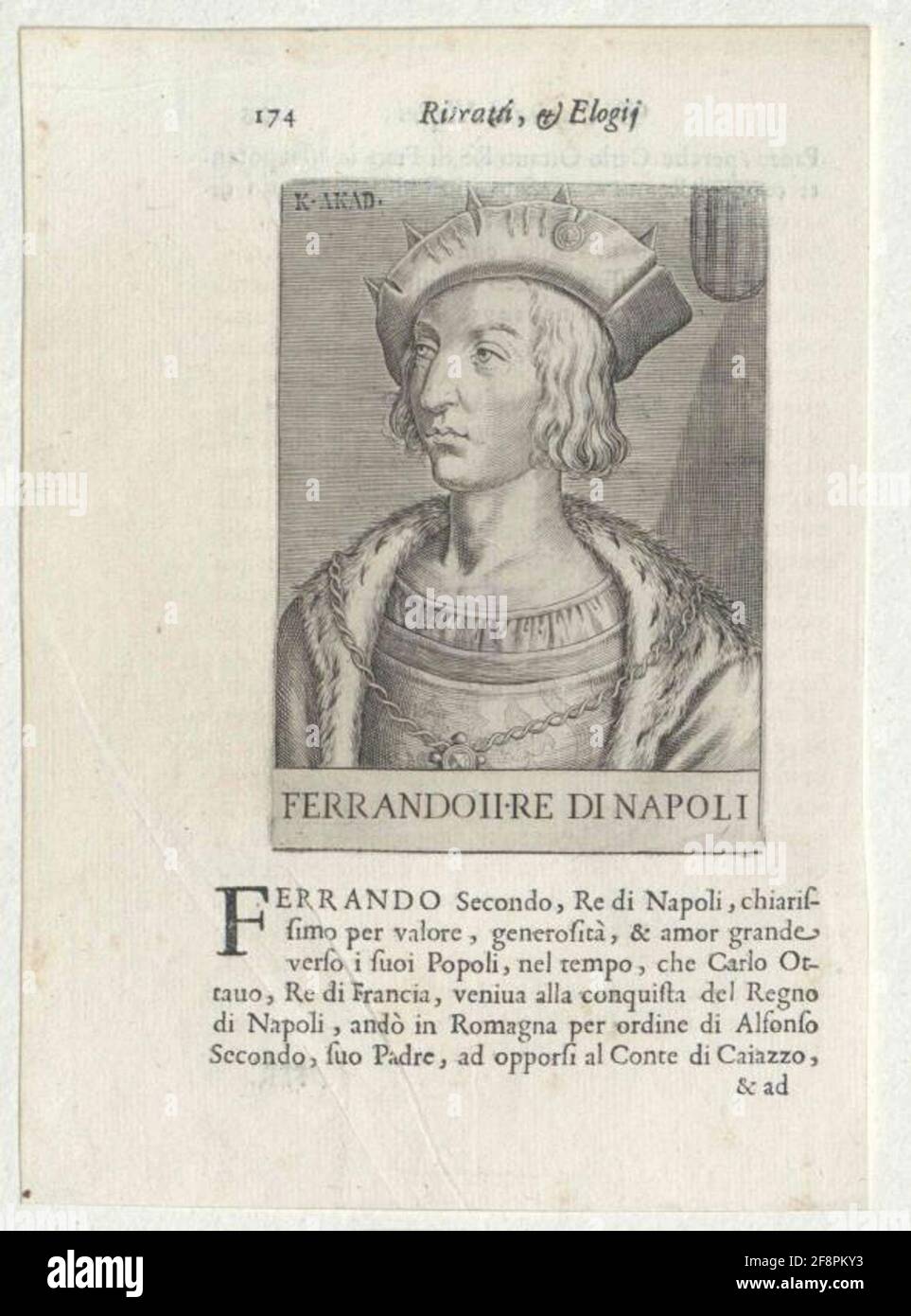 Ferdinand II., King of Naples Stock Photo - Alamy