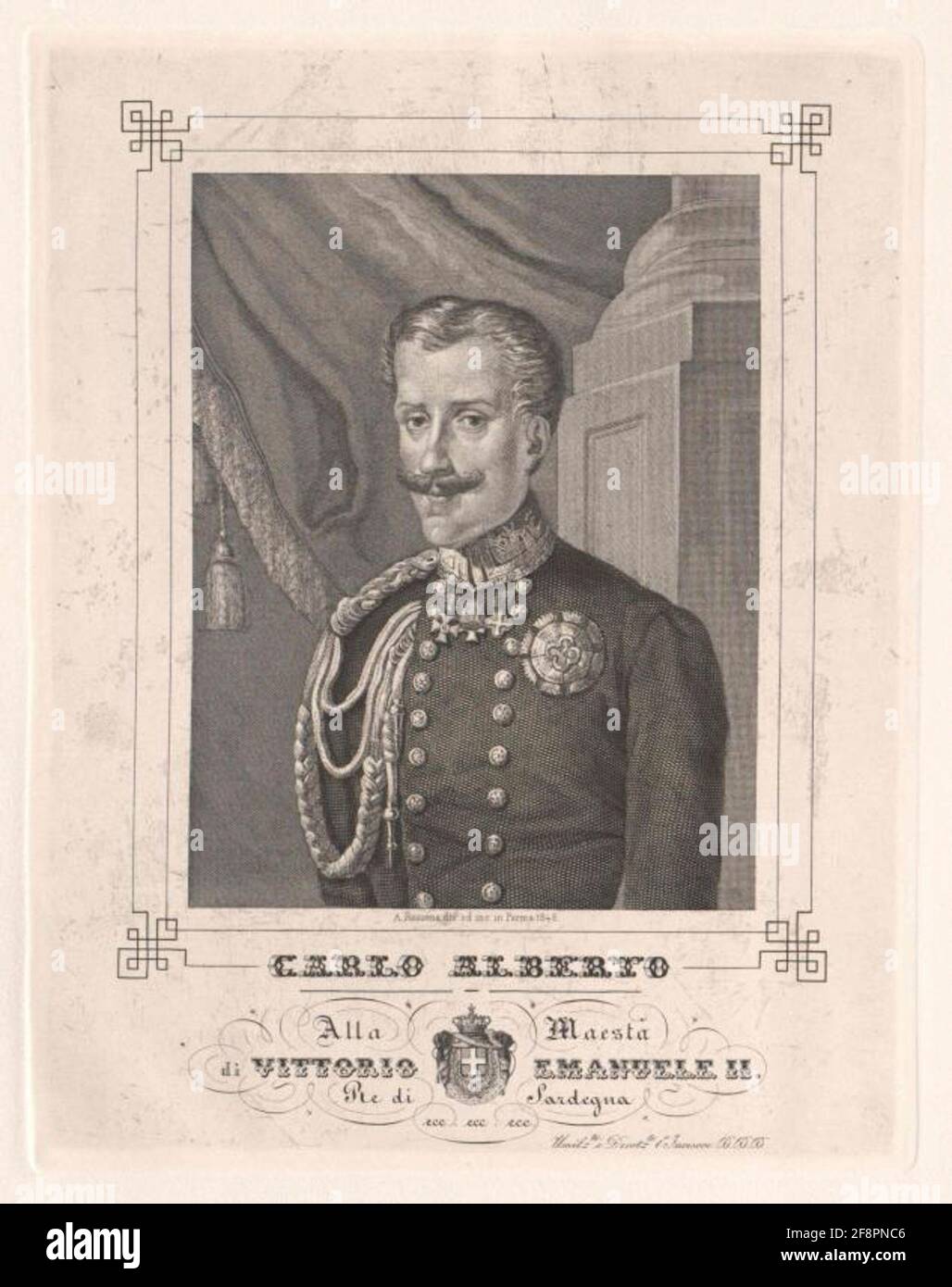 Karl Albert, King of Sardinia Stock Photo Alamy