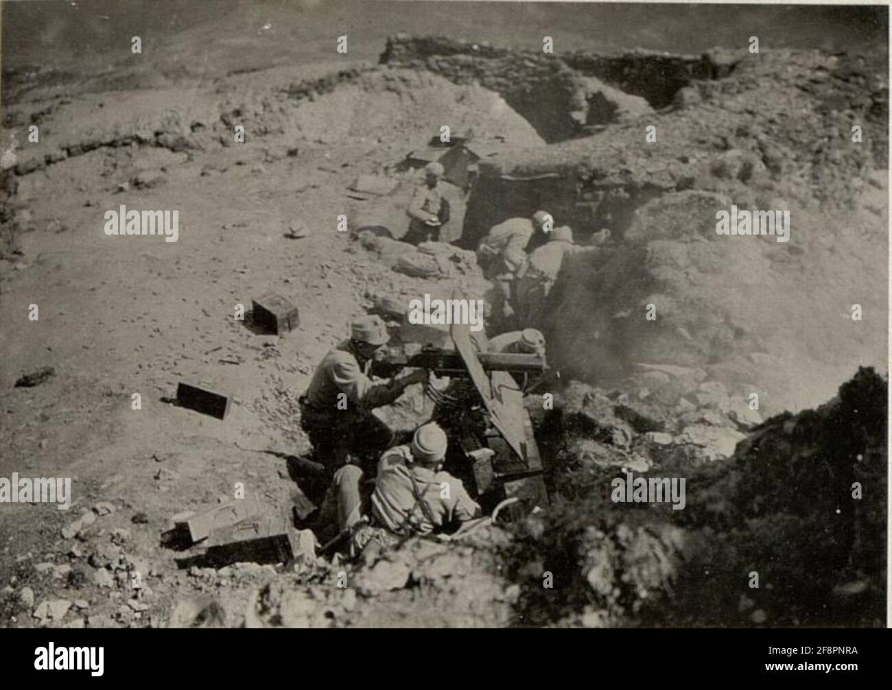 Battle on Monte Puartis. . Stock Photo