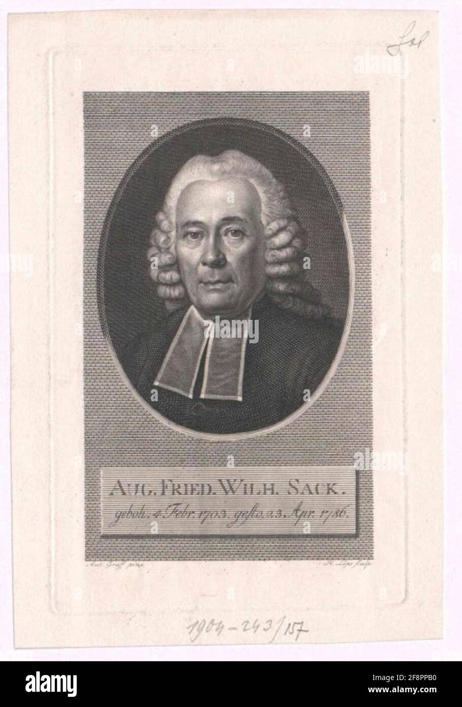 Sack, August Friedrich Wilhelm Stock Photo Alamy