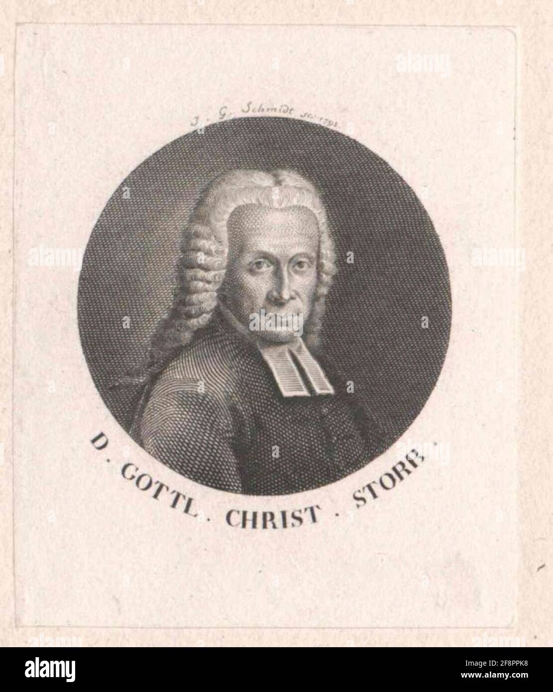 Storr, Gottlob Christian . Stock Photo