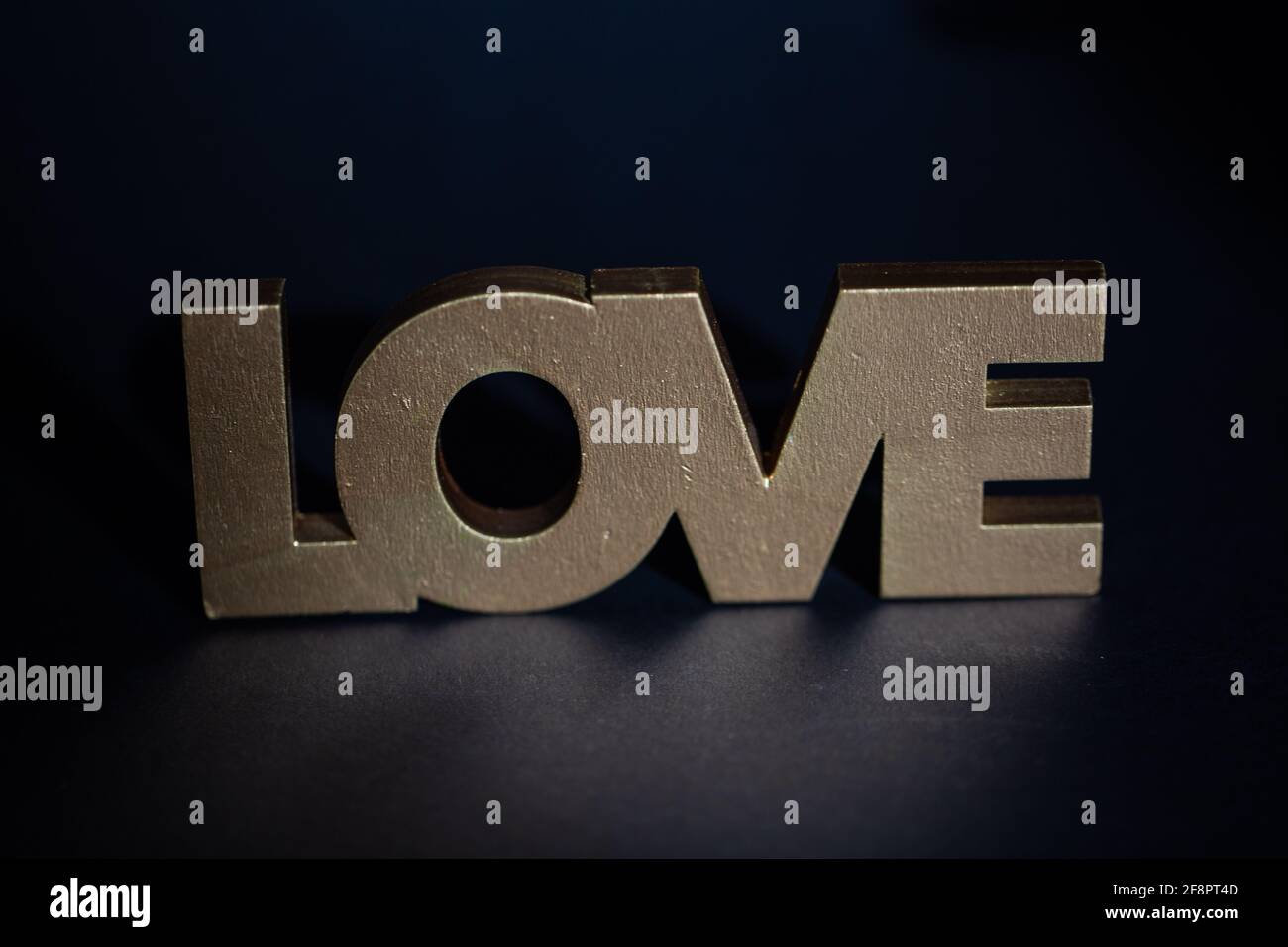 Love on black background, romantic Stock Photo - Alamy
