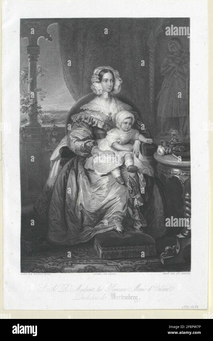 Marie, Princess of France. Stock Photo