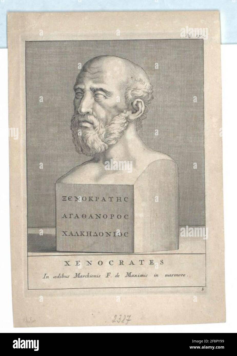 Xenocrates of Chalkedon Stock Photo Alamy