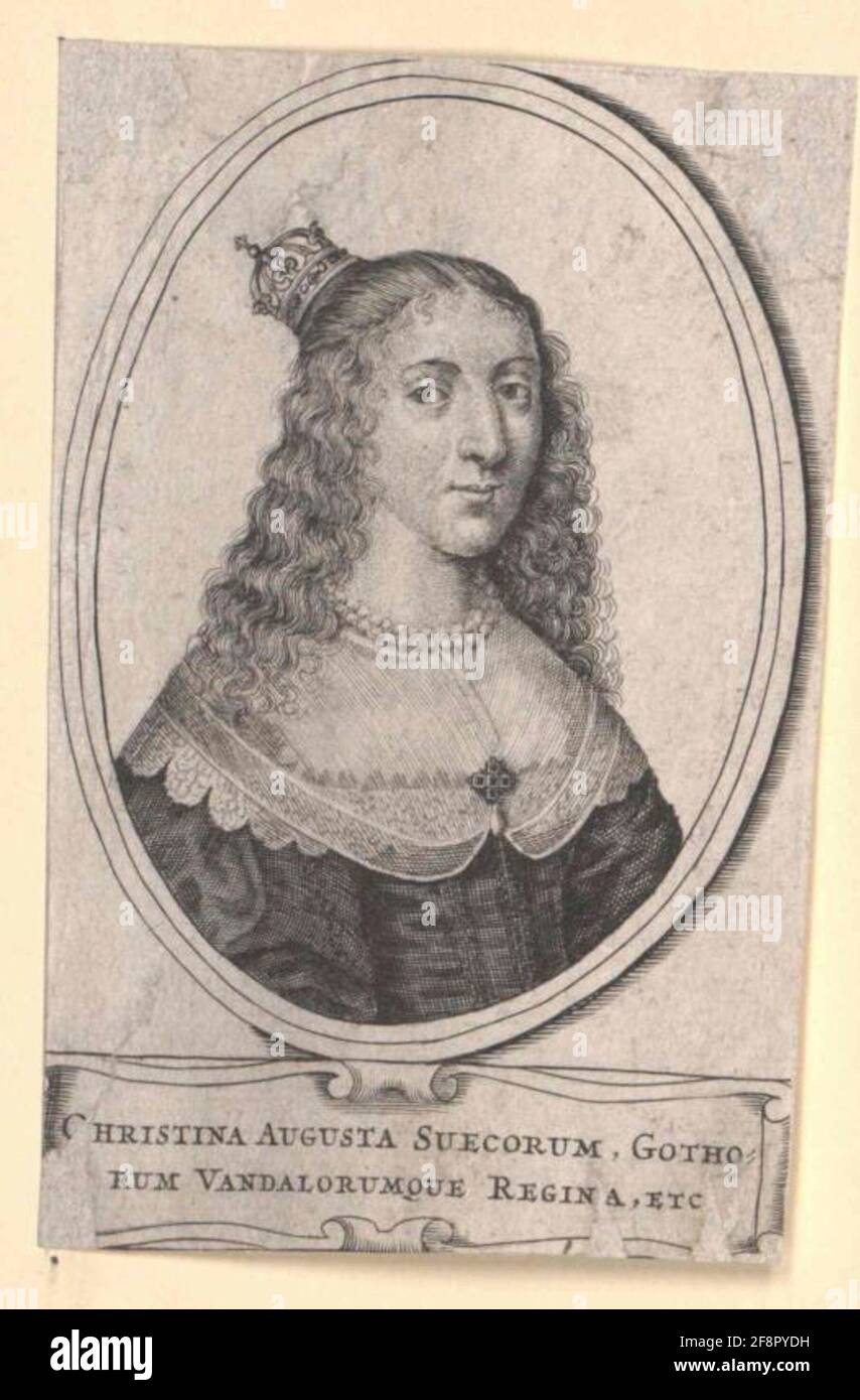 Christine, Queen of Sweden 1655/1715 Stock Photo