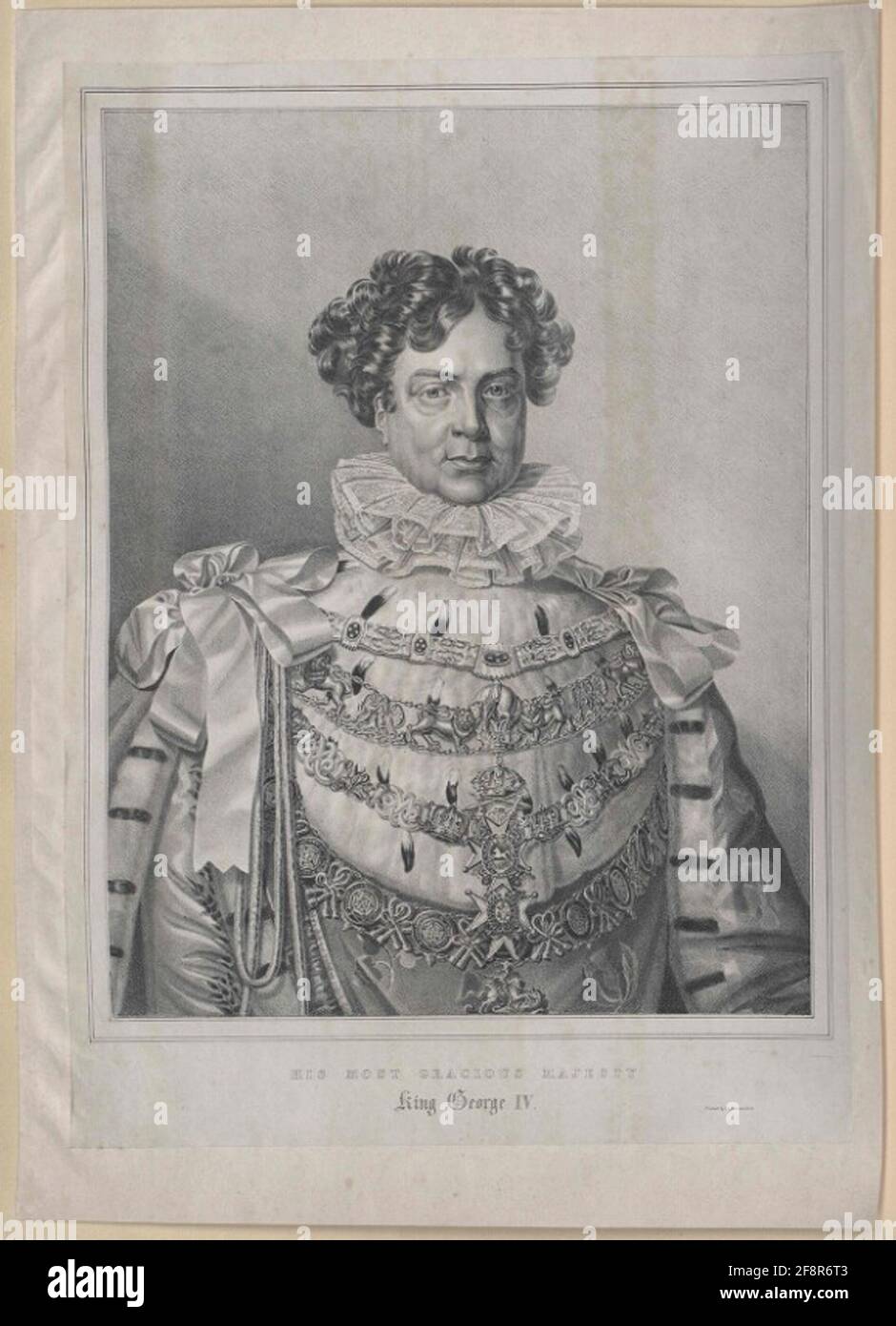 Georg IV., King of England Stock Photo - Alamy