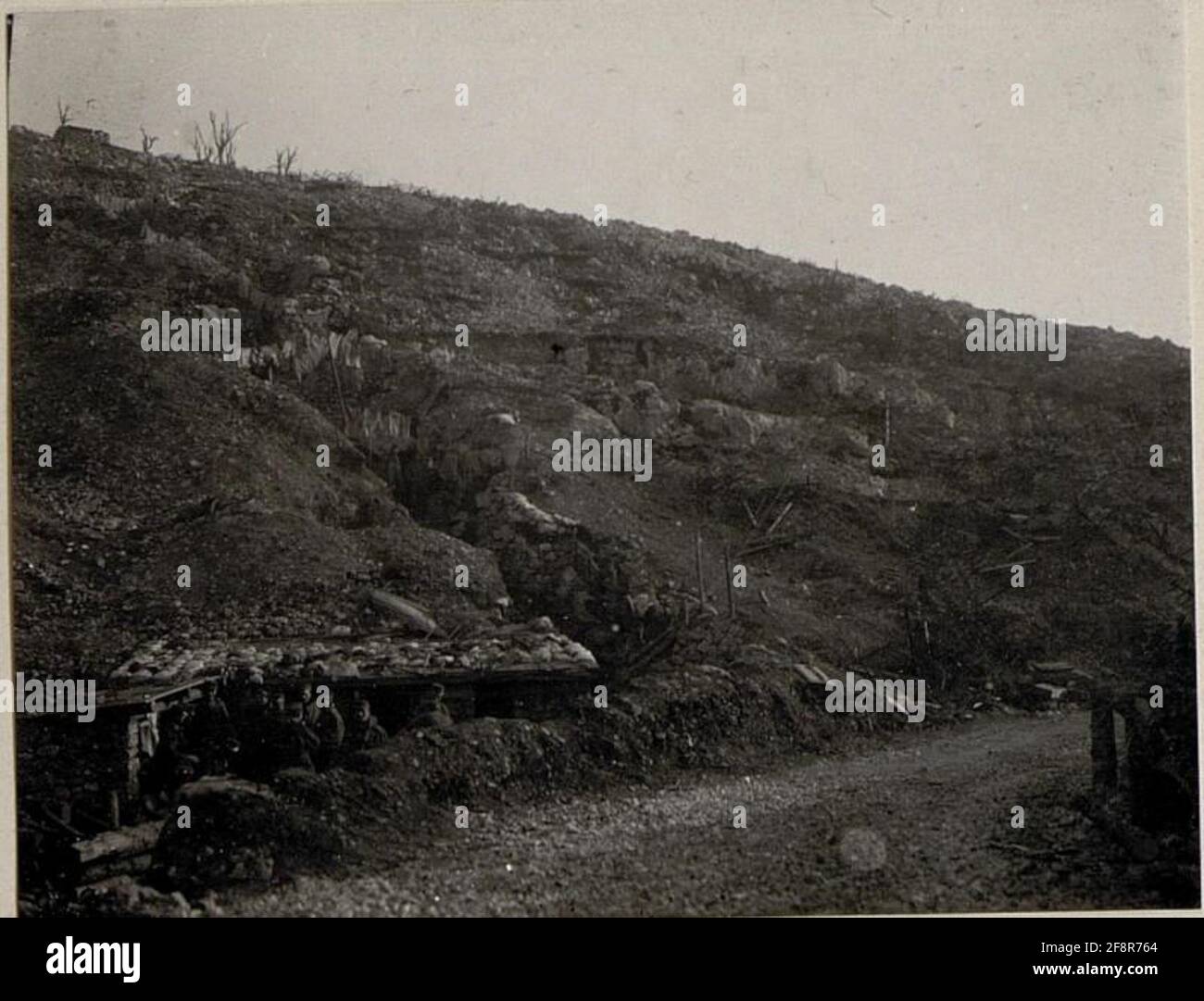 Outside Camporover.Schutzengraben Stock Photo - Alamy