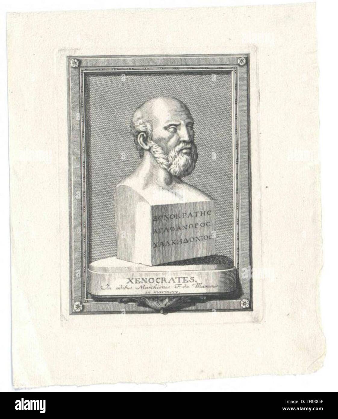 Xenocrates of Chalkedon Stock Photo Alamy