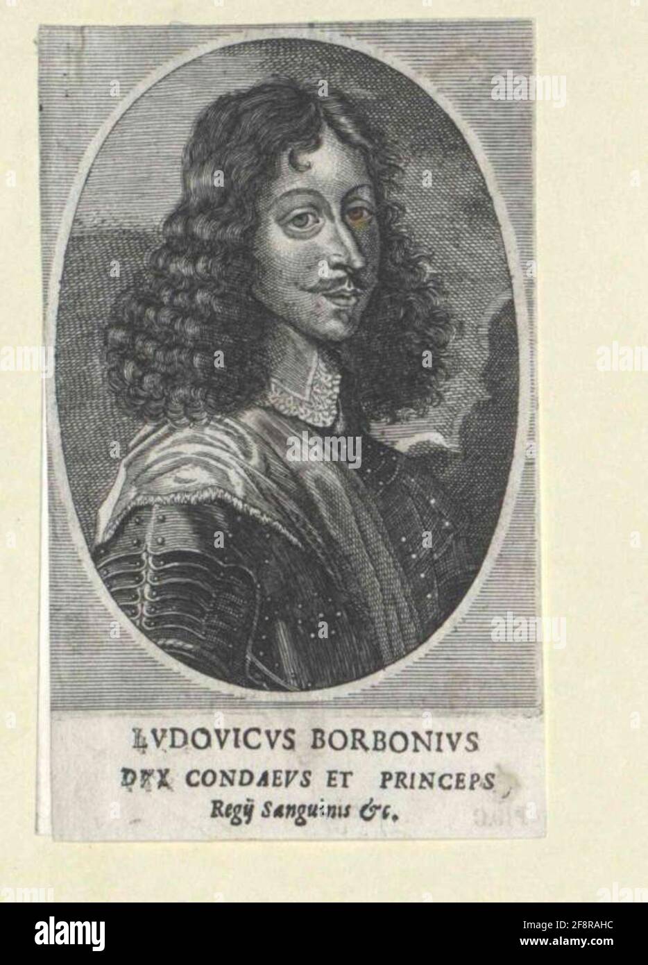 Condé, Ludwig Prince of Bourbon. Stock Photo