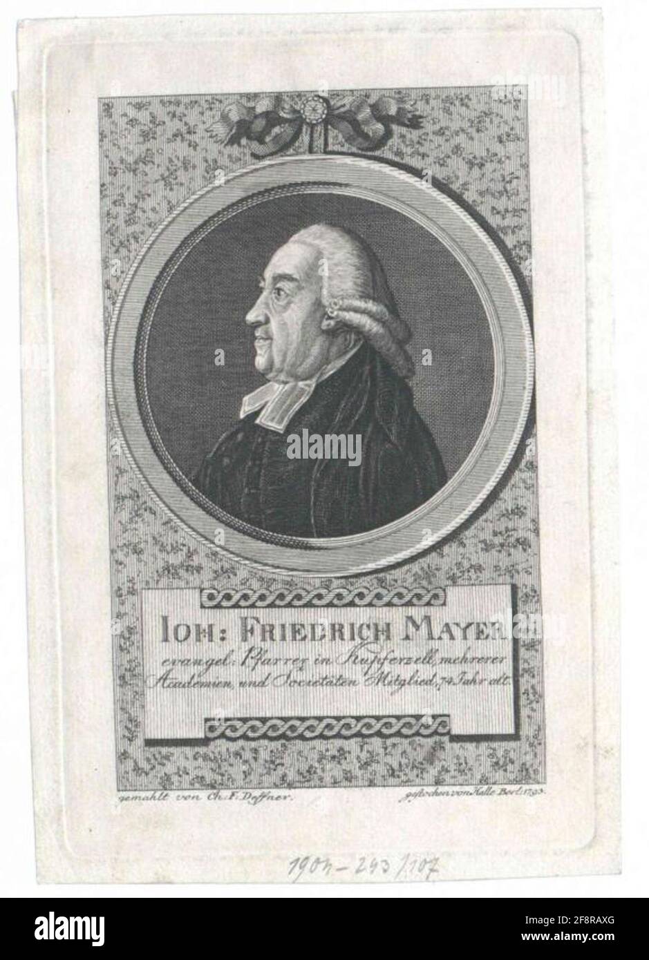 Mayer, Johann Friedrich Stock Photo Alamy