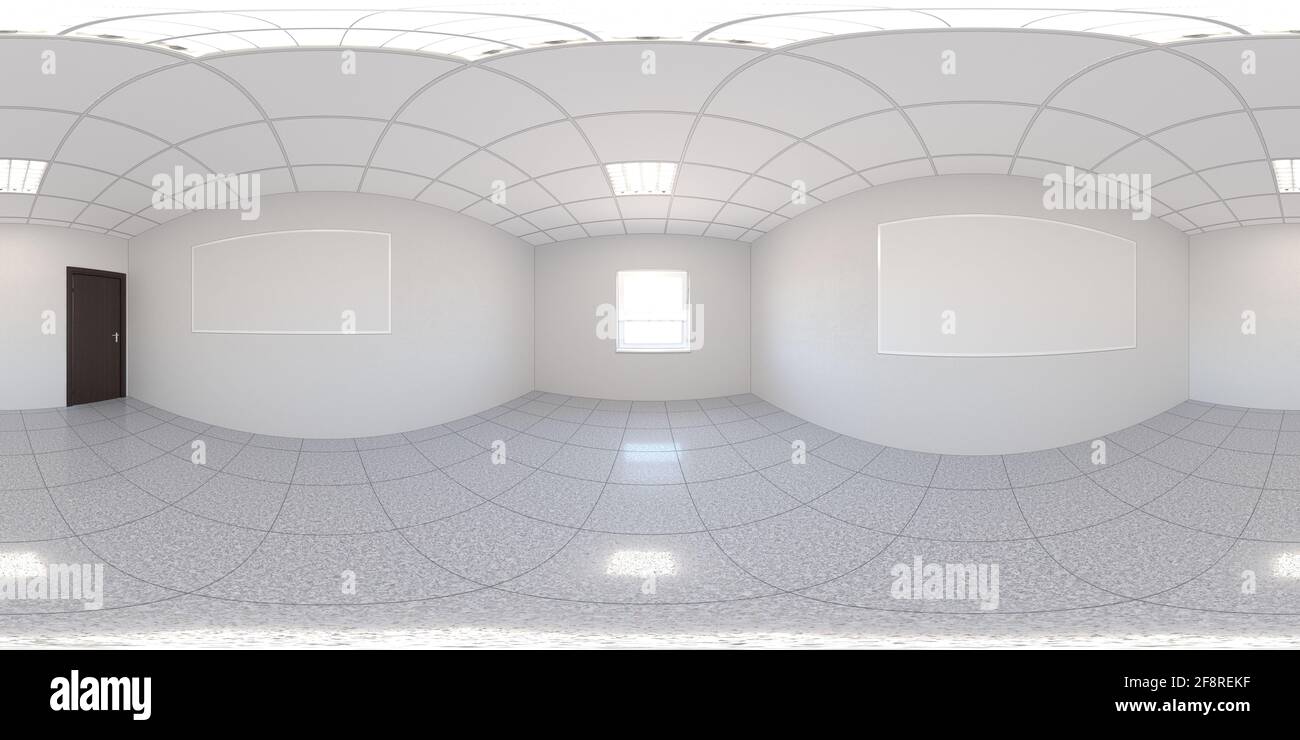 interior visualization, spherical panorama, 3D illustration Stock Photo ...