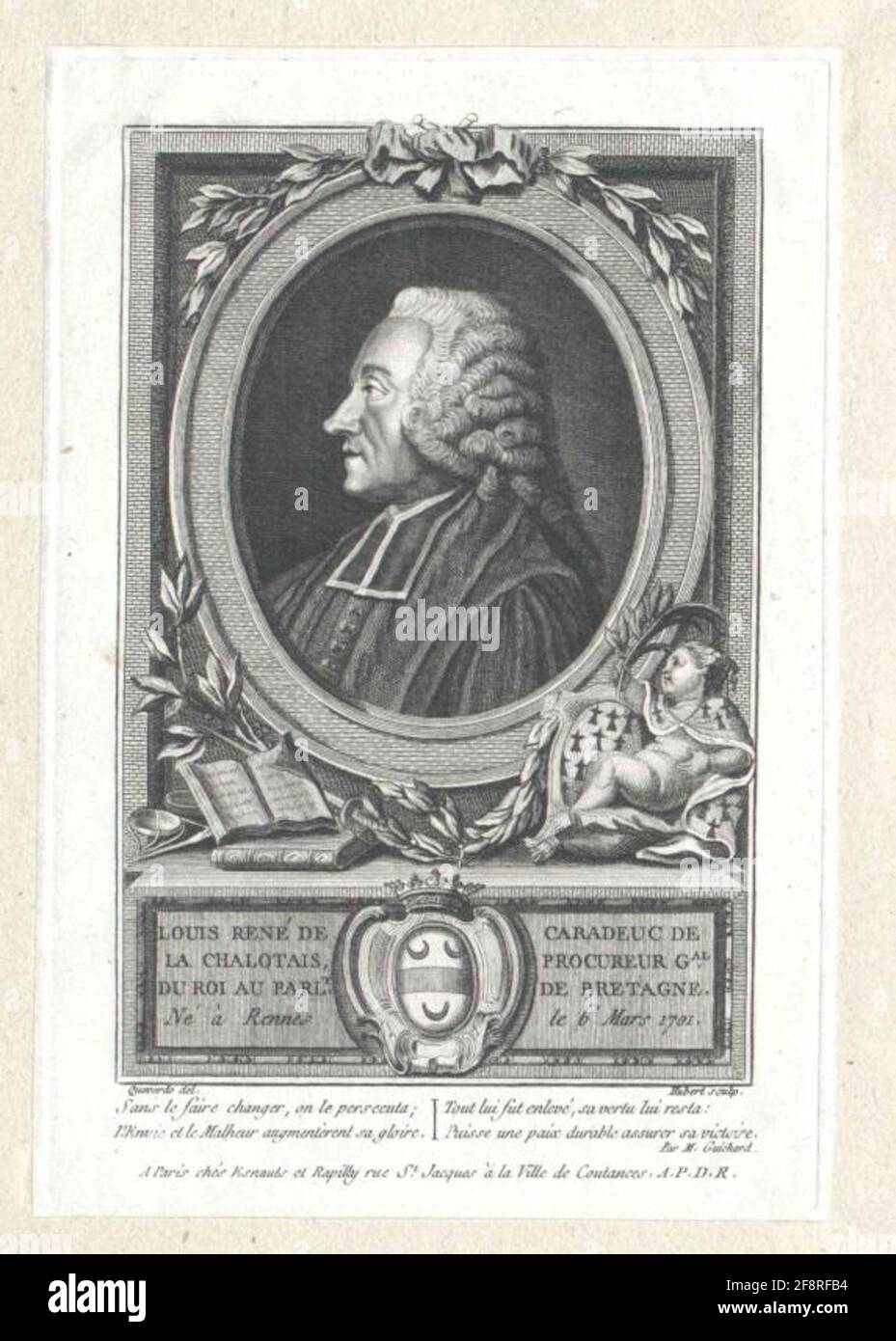 The Chalotais, Louis René de Caradeuc de Stock Photo Alamy