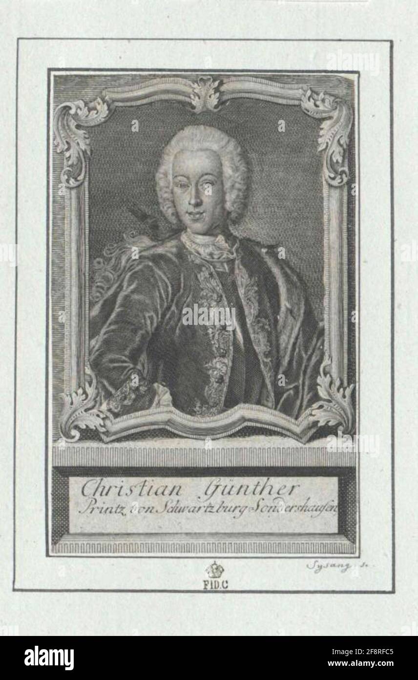 Christian Günther III., Prince of SchwarzburgSpecialshausen Stock