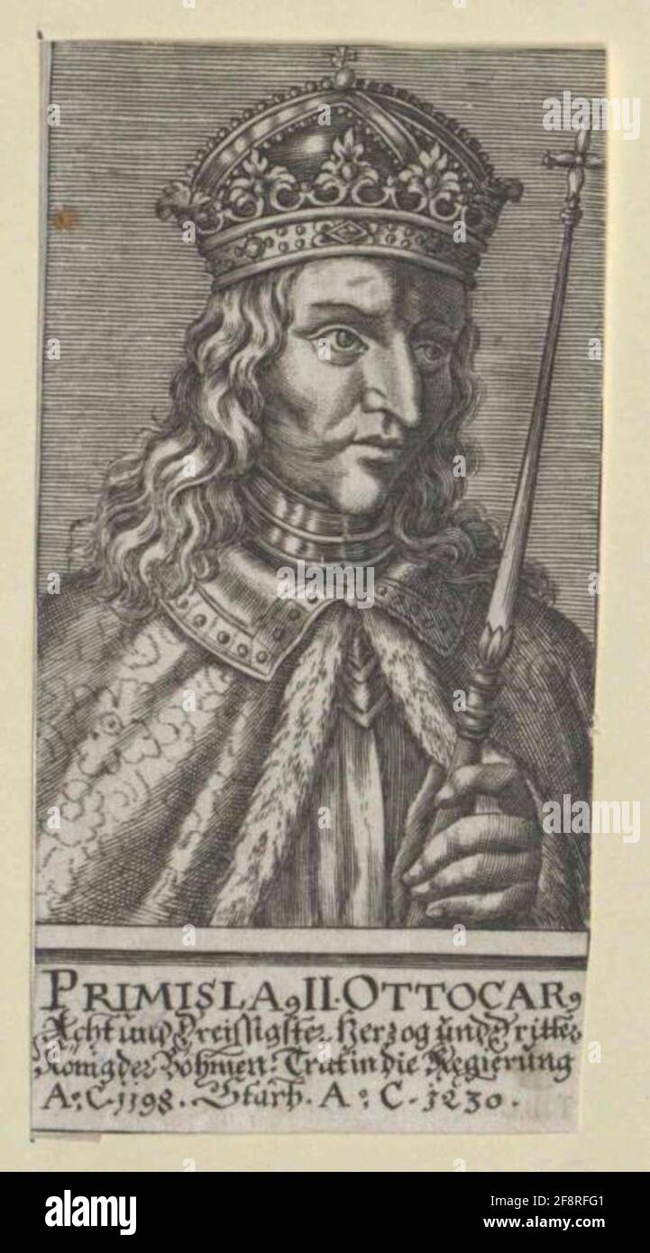 Ottokar I. Przemysl, King of Bohemia Stock Photo - Alamy