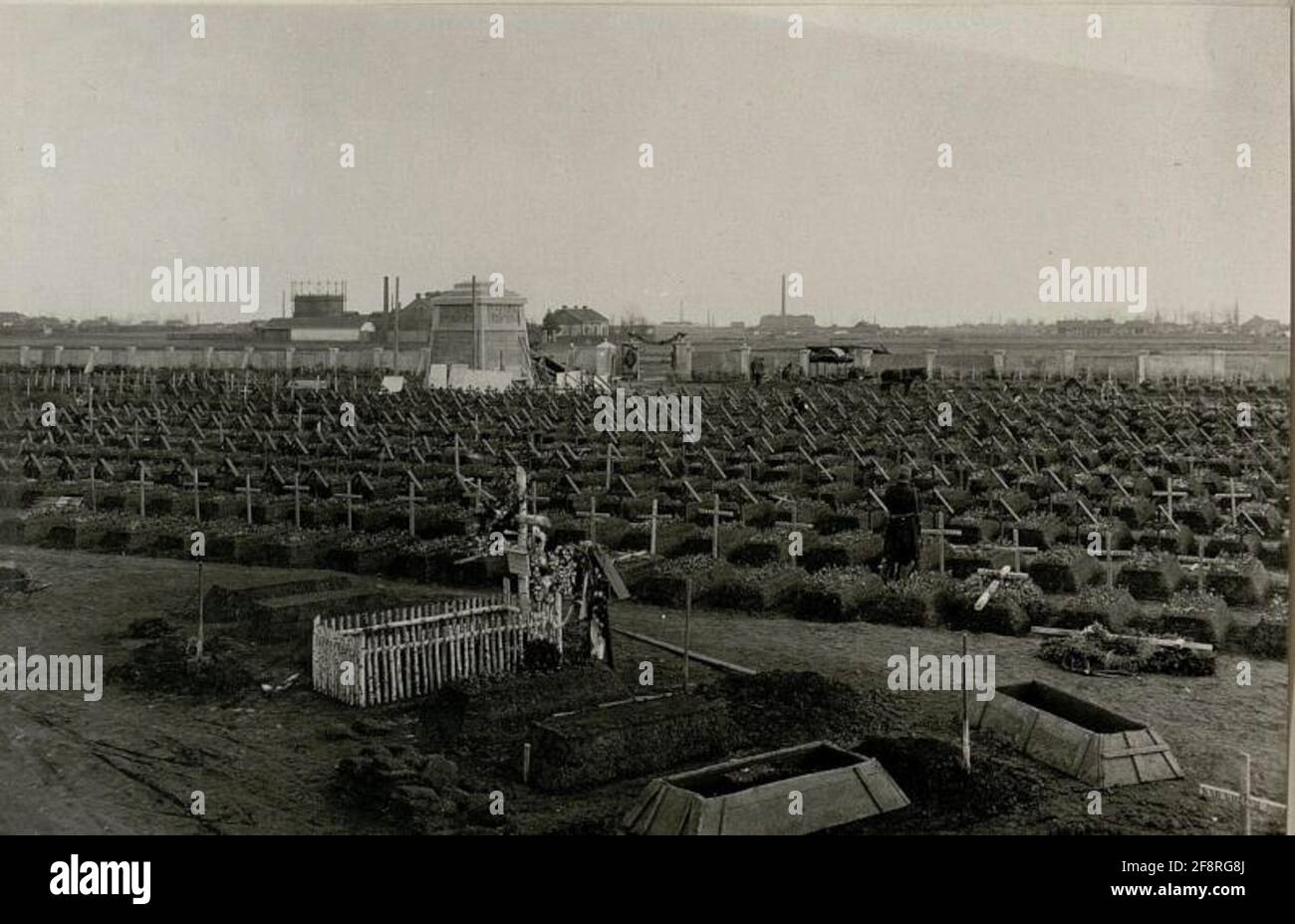 Heldenfriedhof Colomea. Stock Photo