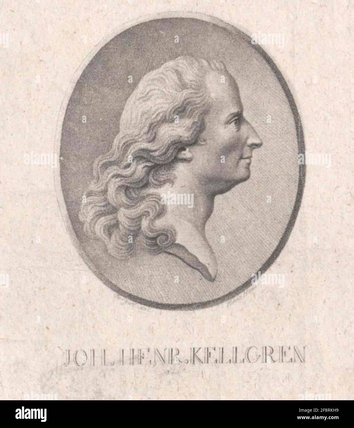 Kellgren, Johan Henrik. Stock Photo