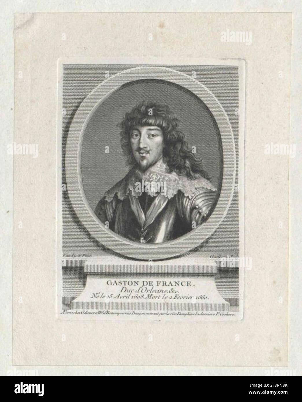 Gaston, Duke of Orléans. Stock Photo